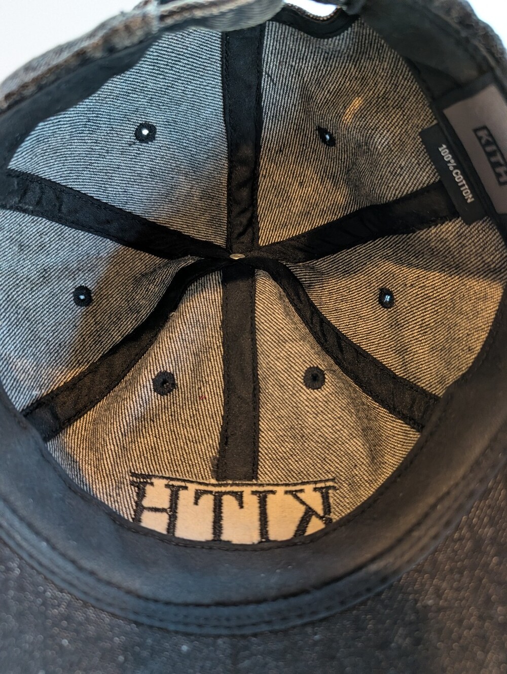 Kith "Love Thy City" Unstructured Denim Cap - Picture 3 of 6